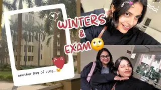 Dilli ki thand aur exam hayeee☃️🔥📚