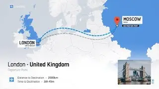 Travel Map Animation Video Template - After Effects Template