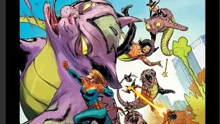 Captain Marvel 27, neck beard, cat lady energy.  Kelly Thompson needs to get laid.