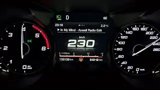 2017 Alfa Romeo Giulia 2.2D Acceleration 0-230km/h