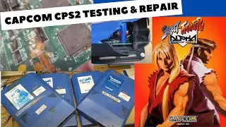 My First Capcom CPS2 Repair - Part 3 - Mostly Just Cleaning Card Edge & Case Damage