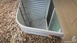 Egress window Well Replacement. #windowwellreplacement #egresswindow #windowwellcovers #cwwcovers