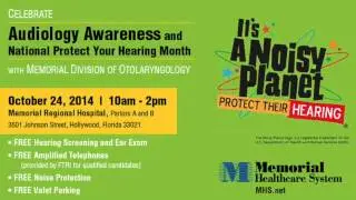 Hearing Awareness Day: Free hearing screenings and ear exam