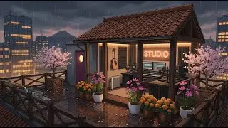 Study Longer With A Calm Creative Mind 🌸 Cozy Rain Lofi For Focus
