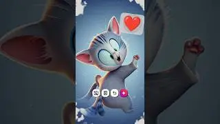 ai cat video#nise cat ai video s  😺😺🌹🌹😘