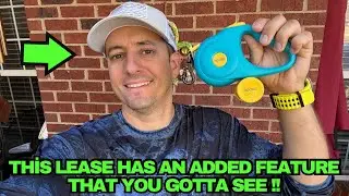 🐶 The BEST Leash for Small & Medium Dogs | Locking Carabiner & Poop Bag Holder, One-Hand Control