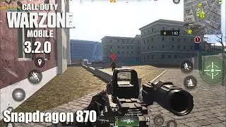Warzone Mobile 3.2.0 | Xiaomi Mi Pad 6 | Snapdragon 870 +8GB Ram