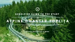 Bobsleigh Climb from FINISH to the START - Bob Alpine Coaster Toplita Romania