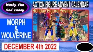 HOLIDAY POSING - DAY 4 - Morph & Wolverine - Advent Calendar 2022 - MARVEL LEGENDS