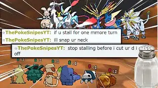 FAKE Poke Snipes FIGHTS ME FOR MY CHANNEL! FUNNY Pokemon Showdown Salt