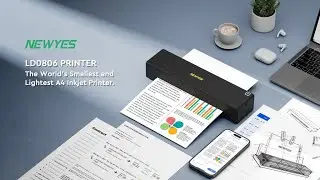 Now on Kickstarter: NewYes LD0806 Portable Inkjet Printer - Reliable Printing
