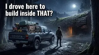 Unbelievable: Modern Hidden House Built Inside a Huge Fallen Log Deep in Forbidden Forest in USA.