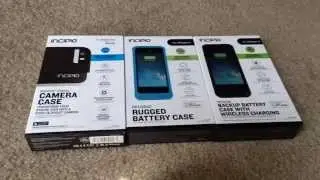 Incipio iPhone 5s Camera Case & offGrid Battery Cases Unboxing