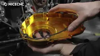 How to Install Upgraded M8 Transparent Camshaft Cam Cover For Harley Road King Street Glide