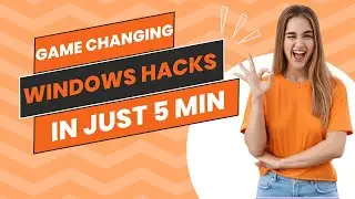 ⏰ Stop Wasting Time! 5 CRAZY Windows Tricks to Boost Your Productivity in MINUTES