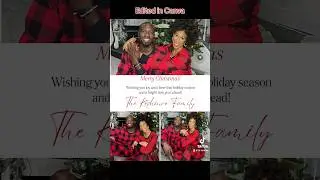 Last minute DIY digital Christmas Postcards #blacklove #christmas2023
