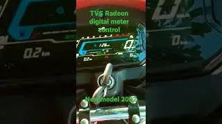 TVS Radeon bs6 new model 2022 - Does this digital meter update 2022 model mean anything?