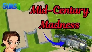 Building A Mid-Century Letter M Home! | Sims 4 | Alphabet Challenge