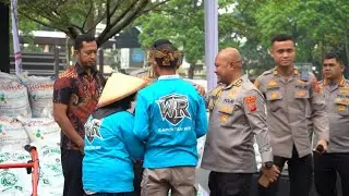 West Java Regional Police Simultaneous Corn Planting