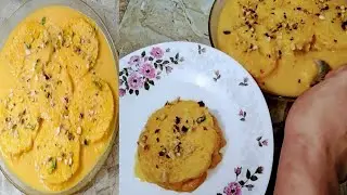 Mango Bread Rasmalai!Perfect Rasmalai recipe!Rosmalai Recipe