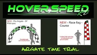 Hoverspeed RC Airgate and Race Flag Time Trial