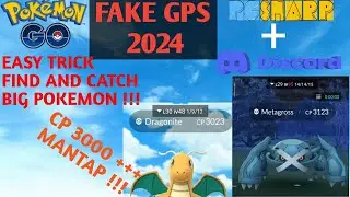TRIK MUDAH MENDAPAT POKEMON CP 3000 ++ MANTAP, USE PGSHARP + DISCORD