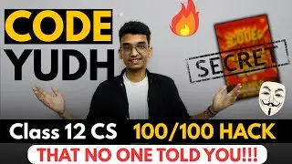 Score 100/100 with these Notes Class 12 Computer Science 🔥| Code Yudh Series | Nitin Paliwal