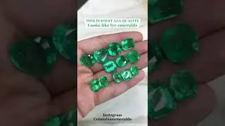 High-quality Grade Transparent Real loose Colombian emeralds with large sizes on hand