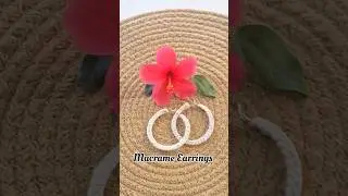 Easy And Simple Macrame Earrings #macramejewelry #macrameearring #jewellerymaking #handmadeearrings