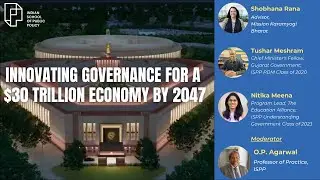 Innovating Governance for a $30 trillion economy by 2047