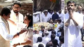 Bollywood Celebs Snapped At Sunil Shetty's Father Funeral