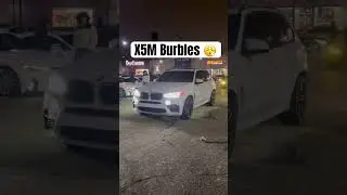 BMW X5M Comp Loud Burble Sound #bmw #bmwx5 #x5m #bmwm #carmeet #loudcar #fastcars #sportscar