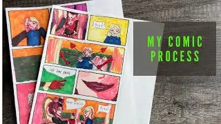 Behind The Scenes Footage: My Comic Process | Action Spirit Comics