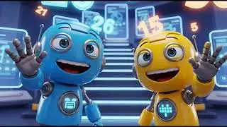 Robot Numbers Song &ndash; Count 1 to 50 With Robots | Fun Baby Songs & Nursery Rhymes for Kids | counting