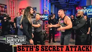 SETH ROLLINS RETURNS IN SECRET AND JUMPS BRON BREAKKER BACKSTAGE! ROMAN'S BACKUP PLAN RUINED. 