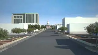 Downtown Montgomery Alabama animation video