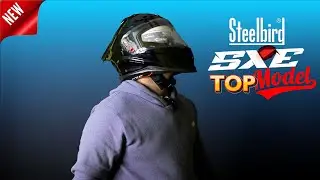 New Steelbird SXE Top Model😍India's First TPE Protection Helmet | Best Budget Helmet in 3000-3500