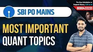 Most Important Topics for SBI PO Mains 2019 | Last Minute Tips to Crack SBI PO 2019 | Sumit Sir