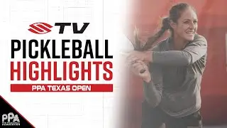 Callie Smith's Perfect Shot Pickleball Highlight - 2021 PPA Texas Open Mixed Doubles