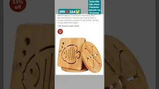 599❌284✅ARQIVO Wooden Trivet Set for Hot Plates, Heat Resistant Wooden Trivet Set,Hot Pads#homeneeds
