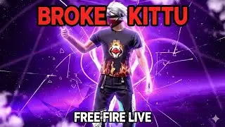 BRPKEN KITTU💔 FREE FIRE LIVE WITH RUSH GAMEPLAY 🫡🫡 !!  MOBILE GAMEPLAY FREE FIRE LIVE 📱❤️