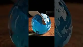 earth cutting #ai #aiart #aiartwork #satisfying #glasscutting #glassfruit #oddlysatisfying #relax