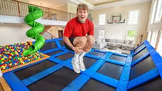 I Turned my House into a Trampoline Park!