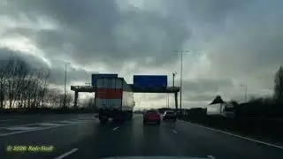 Timelapse: Drive From Exeter Soton Ind Estate To Trago Mills, Newton Abbot