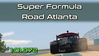 iRacing SF23 Super Formula Road Atlanta Q Hotlap 1:01.972 - 2026 Season 1