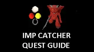 Runescape 3 - IMP CATCHER Quest Guide - commentary