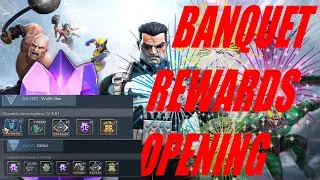 BANQUET REWARDS OPENING #marvelcontestofchampions #kabamcoc #mcoc #crystals