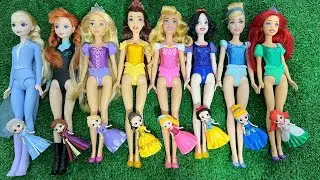 ASMR  Unboxing Mattel Disney Princess Spin & Reveal Surprise Dolls! Satisfying video  Review Toys