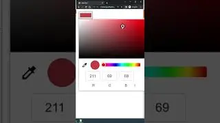 How to add color picker in Html in #hindi |#shorts | #coding | #programming | #html  #coding
