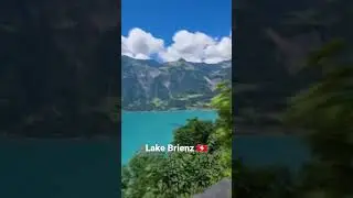 Lake Brienz View 🇨🇭 #switzerland